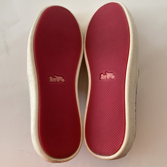 Coach Slip-On Heart Sneakers Size 9 - Picture 7 of 8